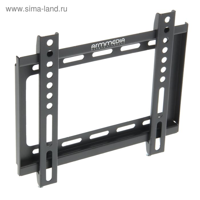 Кронштейн ARM Media STEEL-5, для ТВ, фиксированный, 15-47", 20 мм от стены, черный - Фото 1
