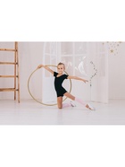 Обруч для художественной гимнастики, d=90 см, цвет золотистый - Фото 7