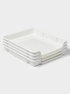 Набор лотков для заморозки продуктов Альтернатива, пластик, 34×29×9 см, 4 шт., белый - Фото 2