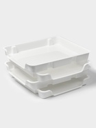 Набор лотков для заморозки продуктов Альтернатива, пластик, 34×29×9 см, 4 шт., белый - Фото 3