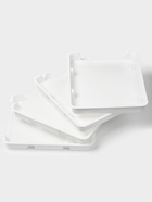 Набор лотков для заморозки продуктов Альтернатива, пластик, 34.7×29×4.3 см, 4 шт., белый - Фото 4