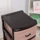 Комод 4-х секционный, бежево-коричневый - Фото 4