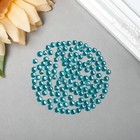 Декор для творчества пластик "Стразы круглые. Голубые" (набор 200 шт) 0,5х0,5 см - фото 297918192