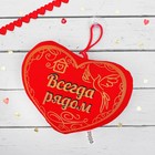 Брелок антистресс на присоске "Всегда рядом", сердечко - Фото 1