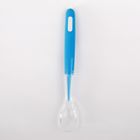 Ложка детская для кормления силиконовая, от 5 мес., цвет синий - фото 42833709