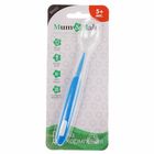 Ложка детская для кормления силиконовая, от 5 мес., цвет синий - фото 42833710