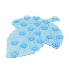 Набор мини-ковриков для ванны на присосках«Лист», 13×16,5 см, 5 шт, цвет МИКС - Фото 4