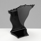Подставка под кулоны, цепи, серьги 10×4.3×12 см, чёрная - Фото 3