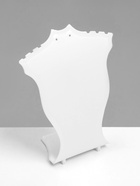 Подставка под кулоны, цепочки и серьги QF, 10×4.3×12 см, белая - Фото 4