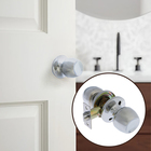 Защелка 1101, пустая, цвет хром - Фото 1