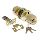 Защелка 1103, с ключом, цвет золото - Фото 4