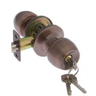 Защелка 1103, с ключом, цвет медь - Фото 2