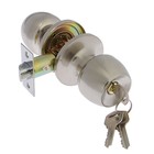 Защелка 1103, с ключом, цвет матовый никель - Фото 2