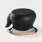 Чайник чугунный Доляна «Атьяф», 1 л, с ситом, цвет чёрный - фото 4576327