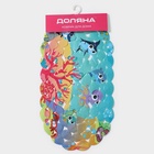 Коврик противоскользящий в ванну Доляна «На дне океана», на присосках, 37×67 см - Фото 4