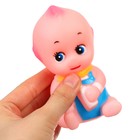 Резиновая игрушка для ванны «Пупсик», 10 см, с пищалкой, 1 шт. - Фото 3