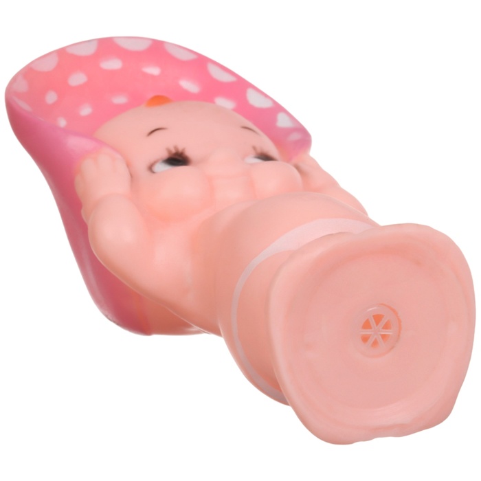 Резиновая игрушка для ванны «Девочка в шляпе», 12,5, с пищалкой, Крошка Я - фото 1898070862