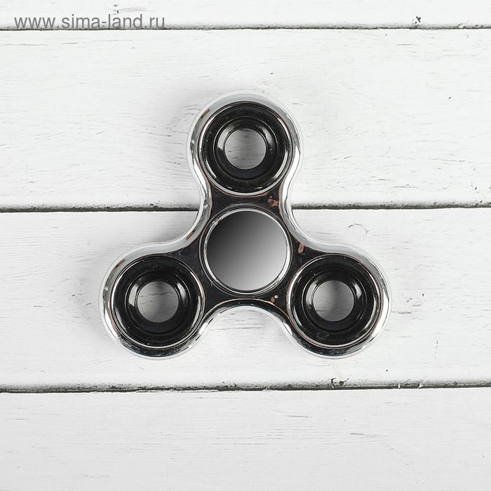 Спиннер "Блеск", цвет серебро - Фото 1