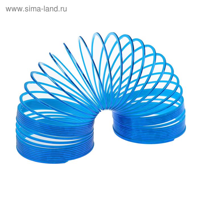 Пружинка-радуга, цвет синий - Фото 1