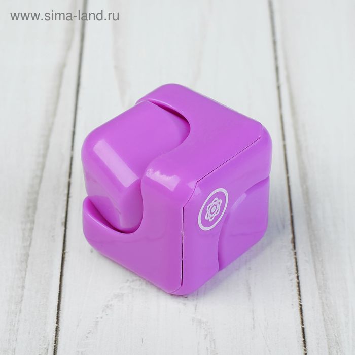 Кубик антистресс "Спиннер", цвет фиолетовый - Фото 1