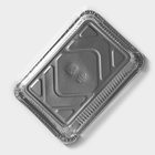 Формы для выпечки и запекания Доляна, набор 3 шт., 780 мл, 21×14.7×5 см, фольга, серебристые - Фото 5