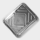 Формы для выпечки и запекания Доляна, набор 2 шт., 1.04 л, 22.5×18×4.5 см, фольга, серебристые - Фото 5