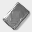Формы для выпечки и запекания Доляна, набор 2 шт., 2.235 л, 31×21×5.5 см, фольга, серебристые - Фото 5