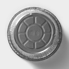 Формы для выпечки и запекания Доляна, набор 2 шт., 770 мл, d=19.5 см, фольга, серебристые - Фото 5