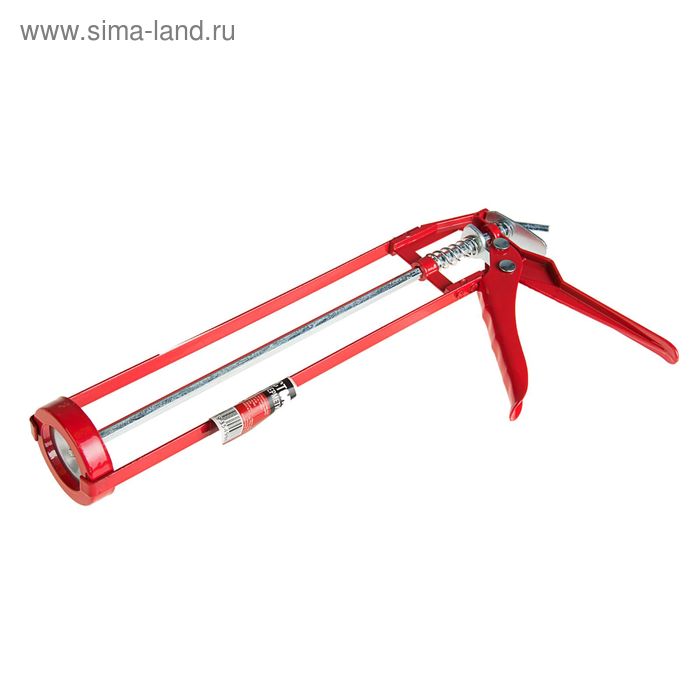 Пистолет для герметика ЛОМ, скелетный, шестигранный шток, 225 мм - Фото 1