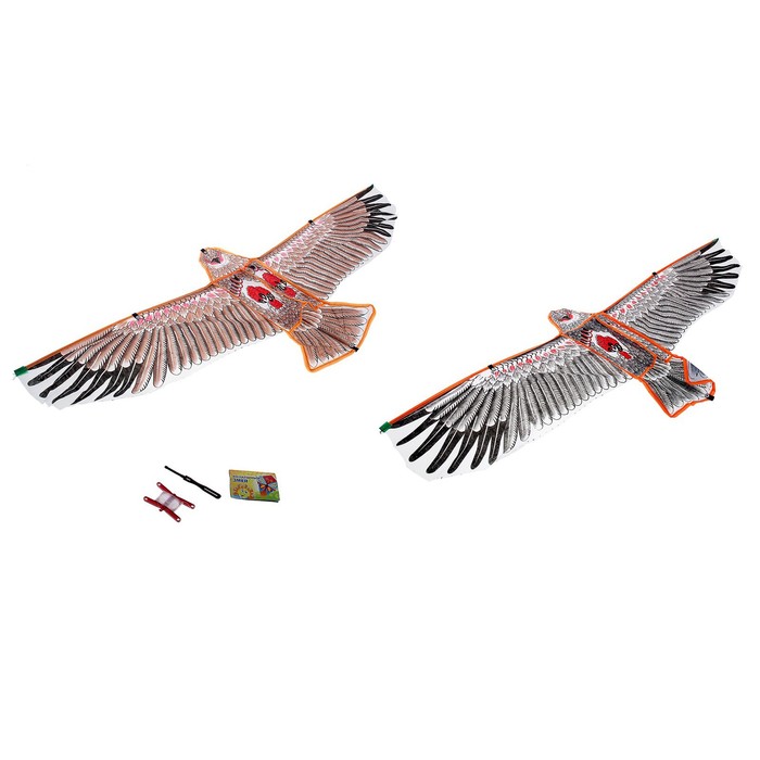 Воздушный змей «Орёл в полете», с леской, МИКС - Фото 1