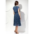 Платье женское, размер 46, цвет синий+бирюза П-468 - Фото 4