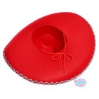 Шляпа «Мексиканка», красная, размер 56–58 - Фото 3