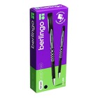 Ручка гелевая Berlingo G-Line, узел 0.5мм, чернила чёрные, игольчатый стержень (комплект 12 шт) - фото 22958395