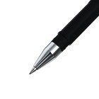 Ручка гелевая 0,5 мм Berlingo Velvet, стержень чёрный, прорезиненный корпус 243042 - Фото 8