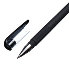 Ручка гелевая 0,5 мм Berlingo Velvet, стержень чёрный, прорезиненный корпус 243042 - Фото 4