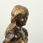 Фигура с кашпо "Девушка с корзиной" чёрное золото 64см - Фото 4