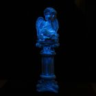 Светящаяся фигура "Ангел сидя на колонне" 17х51х16см - фото 8337290
