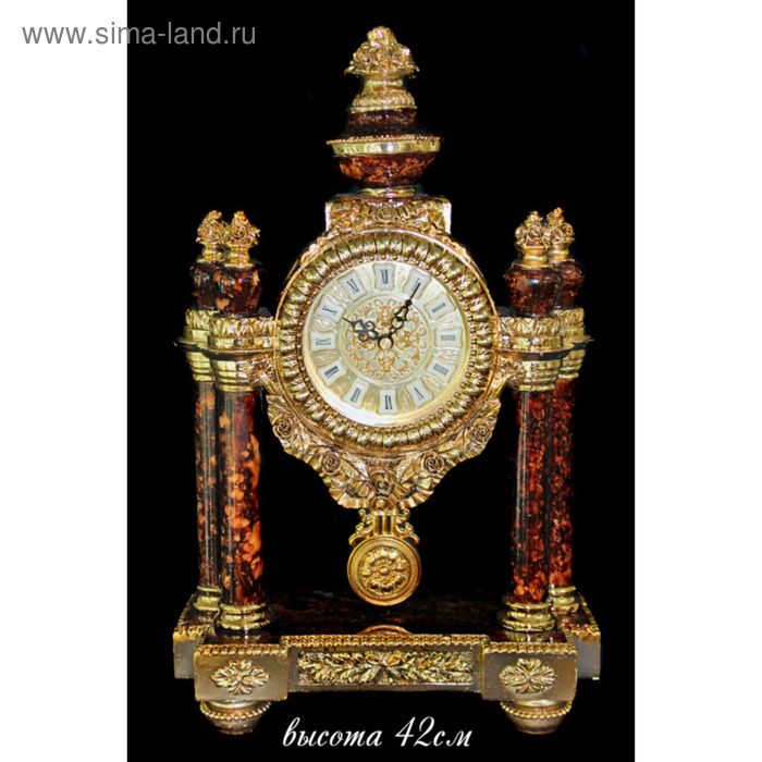 Часы настольные Lenardi, цвет золотистый - Фото 1