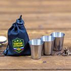 Набор стопок в мешке "Защитник отечества", 30 мл., 3 шт - Фото 1