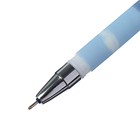 Ручка гелевая 0,5 мм, синий, со стираемыми чернилами, корпус прорезиненный МИКС (штрихкод на штуке) - Фото 9