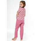 Пижама для девочки Стелла PL, рост 110 см, цвет брусника - Фото 2