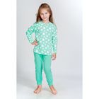 Пижама для девочки Стелла-2 PL, рост 110 см, цвет ментол - Фото 3