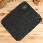 Коврик - сидушка для бани с вышивкой «Хозяин Бани», 47×38 см - Фото 1