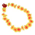 Ожерелье гавайское "Двуцветные цветы" - Фото 5