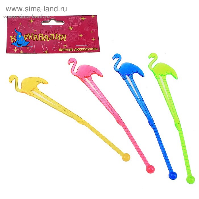 Палочка для коктейля "Фламинго" - Фото 1