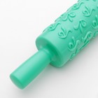 Скалка кондитерская 37 см "Узор", фактурная - Фото 2