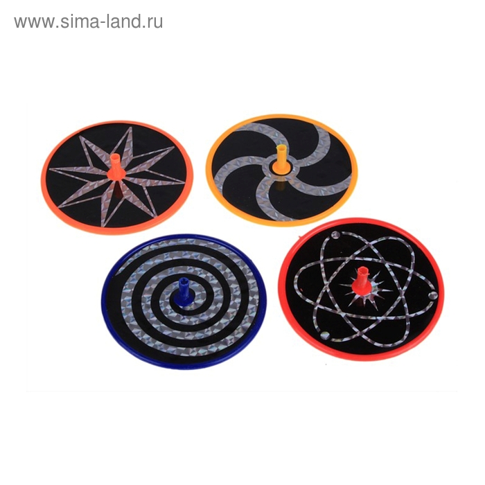 Волчок голографический, цвета МИКС - Фото 1