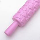 Скалка кондитерская «Сердечки», 37 см, фактурная - Фото 2