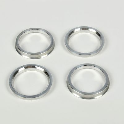 Алюминиевое центровочное кольцо, диаметр наружный 67,1 мм, внутренний 57,1 мм, набор 4 шт.