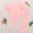 Пижама для девочки, рост 3-104 см, цвет светло-розовый/экрю М318 - Фото 2